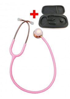 Hospitrix Stethoscope Professional Line Pink Gold Edition Pink + Case