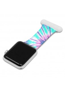 Silicone Strap for Apple Watch Tie-Dye Splash