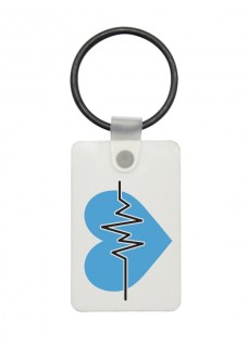 USB Stick Key Chain EKG Blå