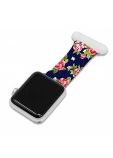 Silicone Strap for Apple Watch Royal Flowers