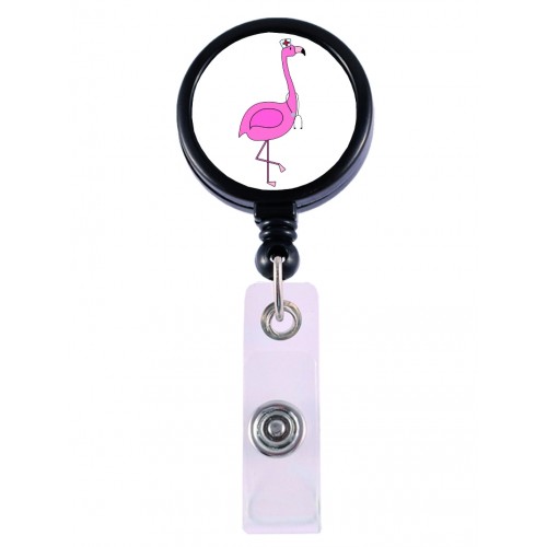 Retracteze ID Holder Flamingo